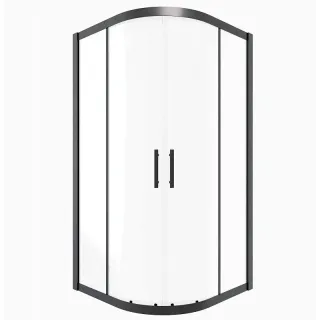 Душевой уголок Timo T47 100x100 см чёрный